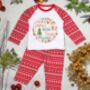 Personalised Christmas Elf Pyjamas, thumbnail 1 of 2