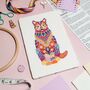 Mandala Cat Cross Stitch Kit, thumbnail 3 of 11