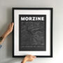 Morzine Contours Art Print Outdoor Sports, thumbnail 6 of 6