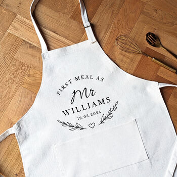 Personalised Wedding Apron, Bride Dress Protector, 3 of 3