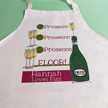 Personalised Prosecco Apron, 5 of 7