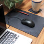 Personalised Initials Leather Mouse Pad And Coaster Set, thumbnail 4 of 11