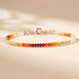 Skinny Mexican Fire Opal Bracelet, thumbnail 3 of 10