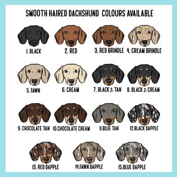 Personalised Dachshund Computer Mouse Mat, 3 of 4