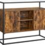 Sideboard Cabinet With Glass And Open Compartments, thumbnail 6 of 7