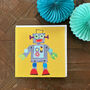 Robot Greetings Card, thumbnail 1 of 5