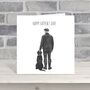 Happy Father’s Day One Man And His Dog Card – Heartwarming Dad And Dog Father’s Day Card – Perfect For Dog Lovers, thumbnail 1 of 5