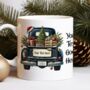 Personalised Christmas Vintage Truck Gift Mug, thumbnail 9 of 9