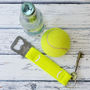 Personalised Tennis Ball Bottle Opener Keyring, thumbnail 5 of 5