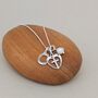 Personalised Child's Confirmation Cross Heart Pendant, thumbnail 1 of 3