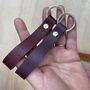 Loxley Leather Loop Keyring, thumbnail 3 of 4