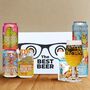 Beavertown Brewery Craft Beer Gift Set With Glass And Snack Five Can, thumbnail 1 of 6