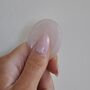 Rose Quartz Worry Thumb Stone For Love And Self Love, thumbnail 1 of 4