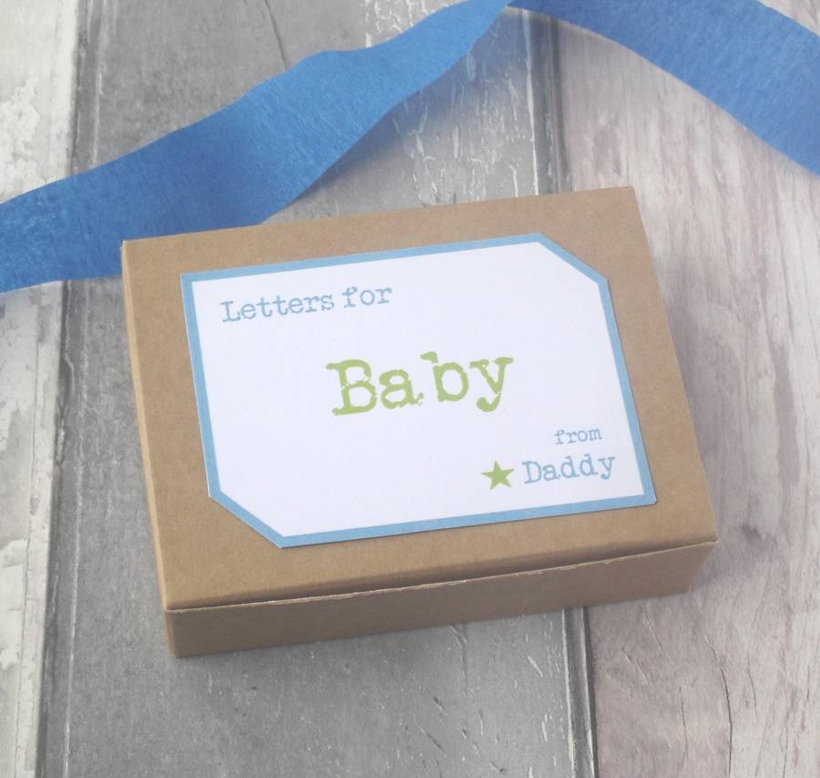 Personalised Father To Be Baby Keepsake Letters By Southside Pinatas