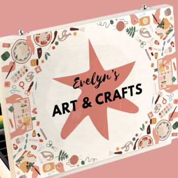 Personalised Childs Arts And Crafts Box Set, 3 of 4