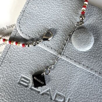 Liverpool Football Club Women Fan Bead Bracelet With Charms, 4 of 5