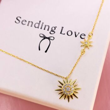 Sparkling Star Necklace Jewellery Gift For Her, 3 of 5