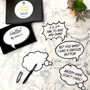 Funny Speech Bubble Cards New Baby Gift, thumbnail 6 of 11