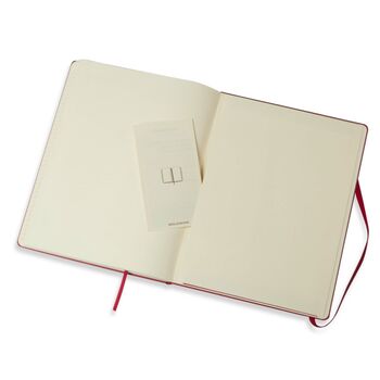 Personalised Moleskine Classic Notebook – Scarlet Red Extra Large, 5 of 8