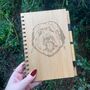 Personalised Old English Sheepdog Dog Engraved Notebook, thumbnail 2 of 5