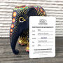 Hand Painted 'Amazing Lotus' 10cm Elephant, thumbnail 6 of 10