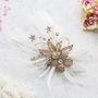 Seraphine Embellished Feather Hair Piece, thumbnail 2 of 4