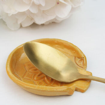 Moroccan Style Mustard Spoon Rest, 2 of 4