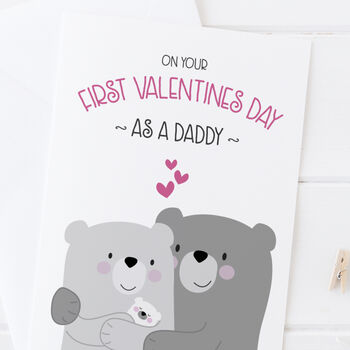 First Valentines Day Card For New Mums, Dads Or Parents, 3 of 6