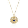 Derya Evil Eye Coin Necklace, thumbnail 4 of 7