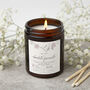 Personalised Floral Apothecary Candle, thumbnail 1 of 3