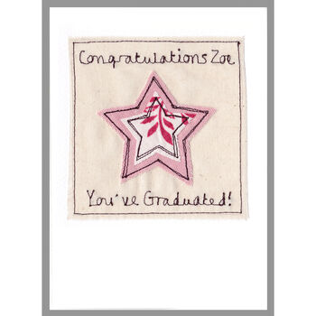 Personalised Embroidered Congratulations Card For Any Occasion, 10 of 12