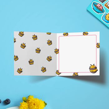 Birthday Bumblebee Card | Cute Greeting Cards, 2 of 4