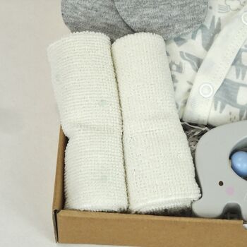 Little Elephant New Baby Letterbox Gift Set, 4 of 8