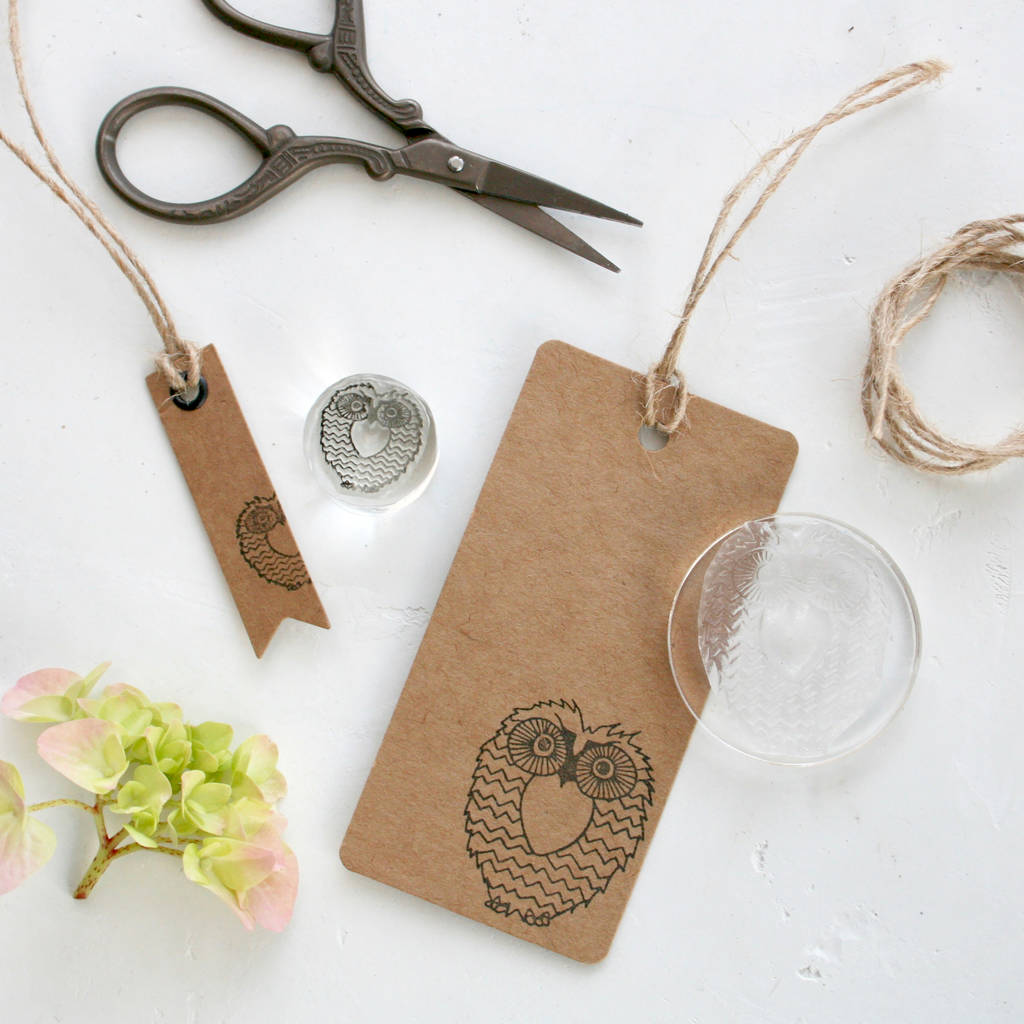 Owl Clear Rubber Stamps By Little Stamp Store