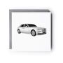 Rolls Royce – Hand Drawn Luxury Car Greeting Card Illustration, thumbnail 2 of 6