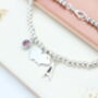 Guinea Pig Personalised Charm Bracelet, thumbnail 4 of 10