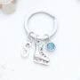 Ice Skating Personalised Keyring Ice Skate Gift, thumbnail 1 of 7