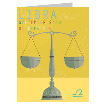 Mini Libra Zodiac Card, 3 of 4