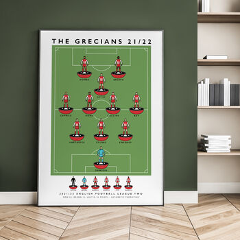 Exeter City The Grecians 21/22 Poster, 4 of 8