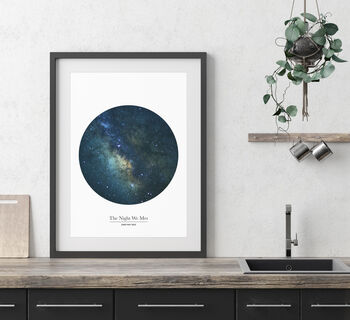 Personalised 'The Night We Met' Space Print, 10 of 12