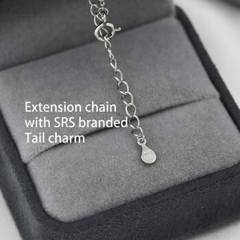Tiny Bumble Bee Pendant Necklace In Sterling Silver, 8 of 12