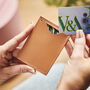 Personalised Leather Card Holder For Dads, thumbnail 3 of 6