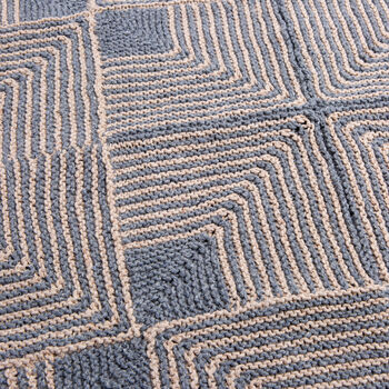 Geometric Blanket Knitting Kit, 4 of 10