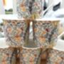 Set Of Six Mugs In William Morris Flora Design, thumbnail 3 of 9