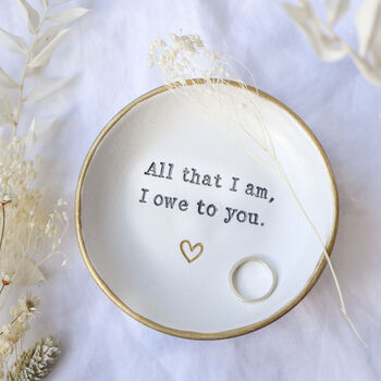 Hand Stamped Personalised Dish For Mother, 2 of 5