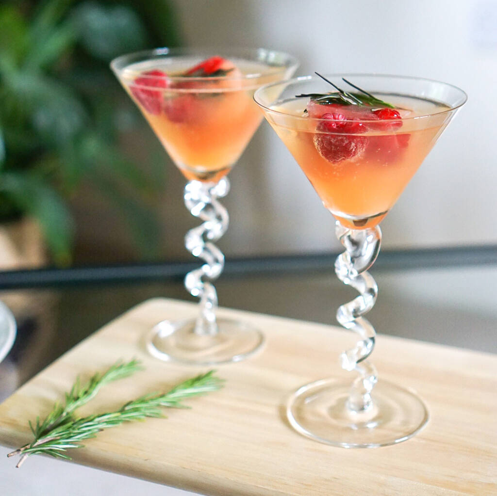 Twisted Spiral Stem Cocktail Glass, 1 of 10