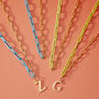 Personalised Initial Gold And Bright Paperclip Chain, thumbnail 5 of 9