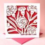 Personalised January Carnation Birth Flower Card, thumbnail 1 of 4