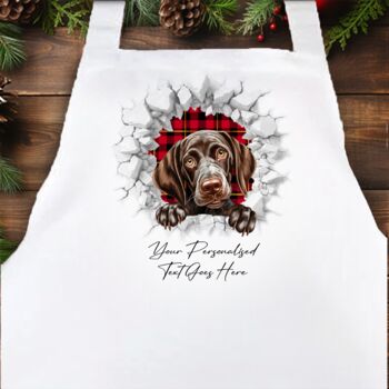Personalised Christmas German Pointer Break Through, 6 of 11