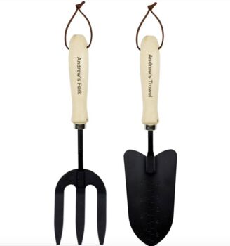 Personalised Trowel And Fork Gift Set, 2 of 3